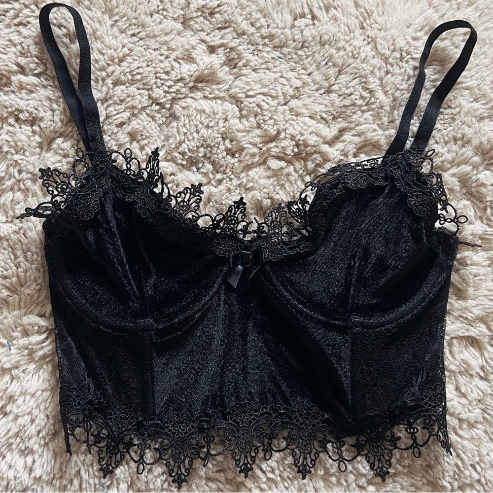 Dollskill Widow Dark Morphine Bra XS